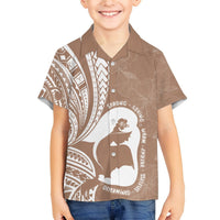 Mother's Day Hawaiian Shirt Polynesia Vintage Hibiscus - Brown LT7 - Polynesian Pride