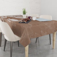 Mother's Day Tablecloth Polynesia Vintage Hibiscus - Brown LT7 - Polynesian Pride