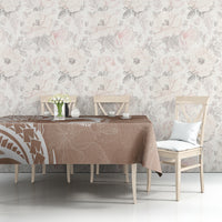 Mother's Day Tablecloth Polynesia Vintage Hibiscus - Brown LT7 - Polynesian Pride
