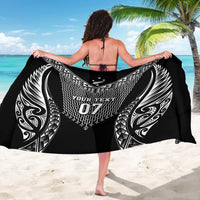 2025 Rugby Championship New Zealand Custom Sarong Poutama Motifs - Polynesian Pride