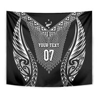 2025 Rugby Championship New Zealand Custom Tapestry Poutama Motifs - Polynesian Pride