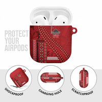 Samoa FAST Siapo AirPods Case Tatau-Ulafala Vines LT7 - Polynesian Pride