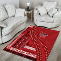 Samoa FAST Siapo Area Rug Tatau-Ulafala Vines - Polynesian Pride