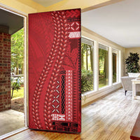Samoa FAST Siapo Door Cover Tatau-Ulafala Vines LT7 - Polynesian Pride