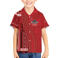 Samoa FAST Siapo Family Matching Puletasi and Hawaiian Shirt Tatau-Ulafala Vines - Polynesian Pride