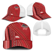 Samoa FAST Siapo Mesh Trucker Cap Tatau-Ulafala Vines LT7 - Polynesian Pride