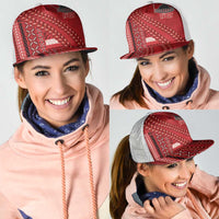 Samoa FAST Siapo Mesh Trucker Cap Tatau-Ulafala Vines LT7 - Polynesian Pride