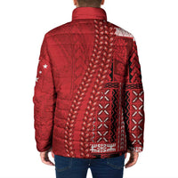 Samoa FAST Siapo Padded Jacket Tatau-Ulafala Vines LT7 - Polynesian Pride