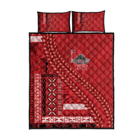 Samoa FAST Siapo Quilt Bed Set Tatau-Ulafala Vines - Polynesian Pride