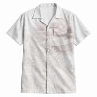 Samoa Lotu Tamaiti White Prayers Hawaiian Shirt Floral Mamanu Siapo LT7 White - Polynesian Pride