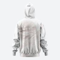Samoa Lotu Tamaiti White Prayers Zip Hoodie Floral Mamanu Siapo LT7 - Polynesian Pride