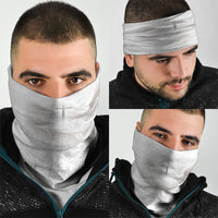 Tonga White Sunday Fakame Neck Gaiter Tokelaufeletoa Kupesi LT7 - Polynesian Pride