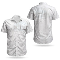 Niue White Sunday Tapu Fanau Couples Matching Puletasi and Hawaiian Shirt Fiti Pua Mix Hiapo Tapa LT7 - Polynesian Pride