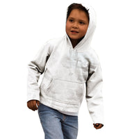Niue White Sunday Tapu Fanau Kid Hoodie Fiti Pua Mix Hiapo Tapa LT7 - Polynesian Pride