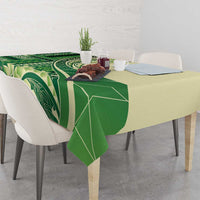 Samoa Siapo Mamanu Tablecloth Plumeria Emerald Motifs LT7 - Polynesian Pride