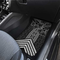Aotearoa Taniko Pattern Car Mats Poutama Mix Kowhai Flowers LT7 - Polynesian Pride