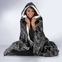 Aotearoa Taniko Pattern Hooded Blanket Poutama Mix Kowhai Flowers LT7 - Polynesian Pride