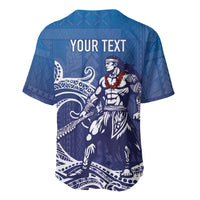 Samoa Manuia le Aso Tuto'atasi Siapo Motif Baseball Jersey Warrior with Nifo Oti