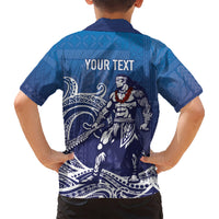 Samoa Manuia le Aso Tuto'atasi Siapo Motif Hawaiian Shirt Warrior with Nifo Oti LT7 - Polynesian Pride