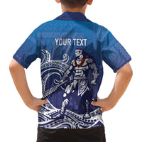 Samoa Manuia le Aso Tuto'atasi Siapo Motif Hawaiian Shirt Warrior with Nifo Oti LT7 - Polynesian Pride