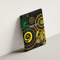 Vanuatu Personalized Aboriginal Arts Canvas Wall Art Turtle and Iguana Special LT7 - Polynesian Pride