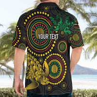 Vanuatu Personalized Aboriginal Arts Hawaiian Shirt Turtle and Iguana Special LT7 - Polynesian Pride