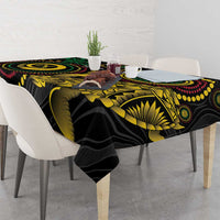 Vanuatu Personalized Aboriginal Arts Tablecloth Turtle and Iguana Special LT7 - Polynesian Pride