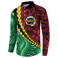 Vanuatu Personalized Tribal Button Sweatshirt Aboriginal Inspired Mix Style LT7 - Polynesian Pride