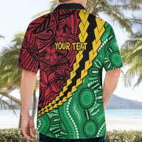 Vanuatu Personalized Tribal Hawaiian Shirt Aboriginal Inspired Mix Style LT7 - Polynesian Pride