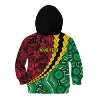 Vanuatu Personalized Tribal Kid Hoodie Aboriginal Inspired Mix Style LT7 - Polynesian Pride