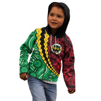 Vanuatu Personalized Tribal Kid Hoodie Aboriginal Inspired Mix Style LT7 - Polynesian Pride