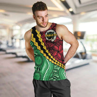 Vanuatu Personalized Tribal Men Tank Top Aboriginal Inspired Mix Style LT7 Colorful - Polynesian Pride