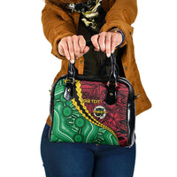 Vanuatu Personalized Tribal Shoulder Handbag Aboriginal Inspired Mix Style - Polynesian Pride