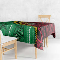Vanuatu Personalized Tribal Tablecloth Aboriginal Inspired Mix Style LT7 - Polynesian Pride