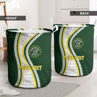 Cook Islands Rugby Personalized Avaiki Laundry Basket GO Kuki LT7 - Polynesian Pride