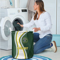 Cook Islands Rugby Personalized Avaiki Laundry Basket GO Kuki LT7 - Polynesian Pride