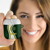 Cook Islands Rugby Personalized Avaiki AirPods Case GO Kuki LT7 - Polynesian Pride