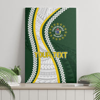 Cook Islands Rugby Personalized Avaiki Canvas Wall Art GO Kuki LT7 - Polynesian Pride