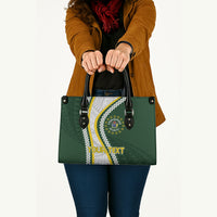 Cook Islands Rugby Personalized Avaiki Leather Bag GO Kuki LT7 - Polynesian Pride
