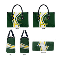 Cook Islands Rugby Personalized Avaiki Leather Bag GO Kuki LT7 - Polynesian Pride