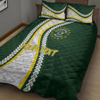 Cook Islands Rugby Personalized Avaiki Quilt Bed Set GO Kuki LT7 - Polynesian Pride