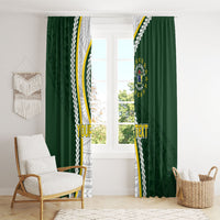 Cook Islands Rugby Personalized Avaiki Window Curtain GO Kuki LT7 - Polynesian Pride