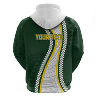 Cook Islands Rugby Personalized Avaiki Zip Hoodie GO Kuki LT7 - Polynesian Pride