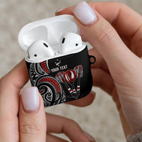 New Zealand Darts Personalized Hei Manaia AirPods Case Classic Kowhaiwhai LT7 - Polynesian Pride