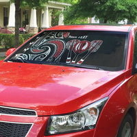 New Zealand Darts Personalized Hei Manaia Auto Sun Shade Classic Kowhaiwhai LT7 - Polynesian Pride