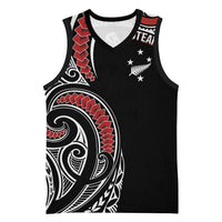 New Zealand Darts Personalized Hei Manaia Basketball Jersey Classic Kowhaiwhai LT7 Unisex Black - Polynesian Pride