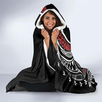 New Zealand Darts Personalized Hei Manaia Hooded Blanket Classic Kowhaiwhai LT7 - Polynesian Pride