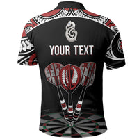New Zealand Darts Personalized Hei Manaia Polo Shirt Classic Kowhaiwhai LT7 - Polynesian Pride