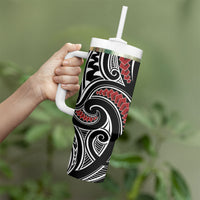 New Zealand Darts Hei Manaia Tumbler With Handle Classic Kowhaiwhai LT7 - Polynesian Pride