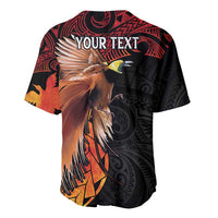 Papua New Guinea Personalised Baseball Jersey Grunge Style 49th Independence Anni